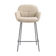 Tabouret de bar Kick Nolan - Taupe
