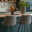 Tabouret de bar Kick Reza - Gris