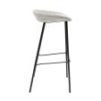 Tabouret de bar Kick Riga - 80cm - Gris