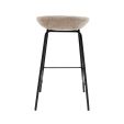 Tabouret de bar Kick Riga - 70cm - Taupe