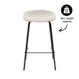 Tabouret de bar Kick Riga - 70cm - Champagne