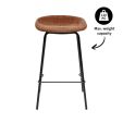 Tabouret de bar Kick Riga - 70cm - Terre