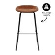 Tabouret de bar Kick Riga - 80cm - Terre