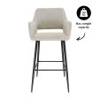 Tabouret de bar Kick Yoni - Champagne