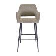 Tabouret de bar Kick Yoni - Taupe