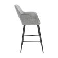 Tabouret de bar Kick Youri - Gris