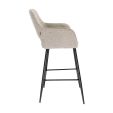 Tabouret de bar Kick Youri - Taupe