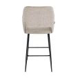 Tabouret de bar Kick Youri - Taupe