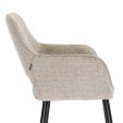 Tabouret de bar Kick Youri - Taupe