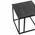Table d'appoint Kick Anna 45x45 - Noir