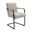 Chaise tubulaire Kick Isa - Beige