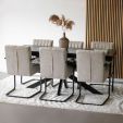 Chaise tubulaire Kick Isa - Beige