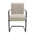 Chaise tubulaire Kick Isa - Beige