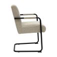 Chaise tubulaire Kick Isa - Beige