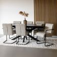 Chaise tubulaire Kick Isa - Beige