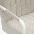 Chaise tubulaire Kick Isa - Beige