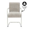 Chaise tubulaire Kick Isa - Beige