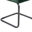 Chaise tubulaire Kick Ivy - Vert foncé