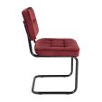 Chaise tubulaire Kick Ivy - Rouge