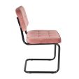 Chaise tubulaire Kick Ivy - Rose