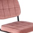 Chaise tubulaire Kick Ivy - Rose