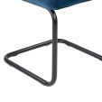 Chaise tubulaire Kick Ivy - Bleu foncé