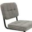 Chaise tubulaire Kick Yves - Gris