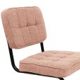 Chaise tubulaire Kick Yves - Rose
