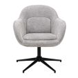 Fauteuil tournant Kick Lux - Gris