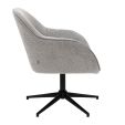 Fauteuil tournant Kick Lux - Gris