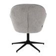 Fauteuil tournant Kick Lux - Gris