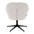 Fauteuil tournant Kick Lux - Champagne
