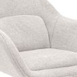 Fauteuil tournant Kick Lux - Champagne