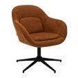Fauteuil tournant Kick Lux - Terre