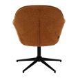 Fauteuil tournant Kick Lux - Terre