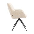 Chaise tournante Kick Abel - Champagne
