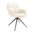 Chaise tournante Kick Abel - Champagne