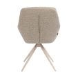 Chaise tournante Kick Abel - Taupe