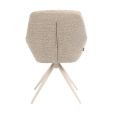 Chaise tournante Kick Abel - Taupe