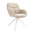 Chaise tournante Kick Abel - Taupe