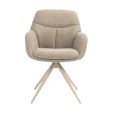 Chaise tournante Kick Abel - Taupe