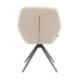Chaise tournante Kick Abel - Taupe