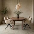 Chaise tournante Kick Abel - Taupe