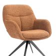 Chaise tournante Kick Abel - Terre