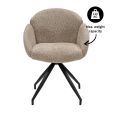 Chaise tournante Kick Aiko - Beige