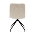 Chaise tournante Kick Aron - Champagne