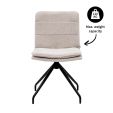 Chaise tournante Kick Aron - Champagne