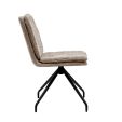 Chaise tournante Kick Aron - Taupe