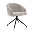 Chaise tournante Kick Ava - Taupe