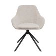 Chaise tournante Kick Jule - Champagne